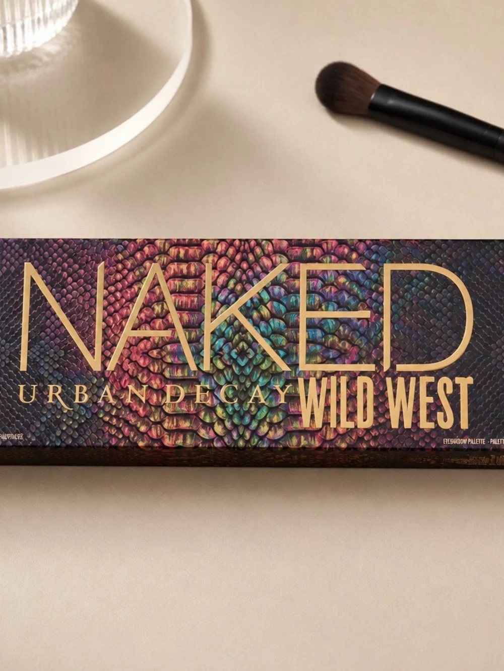 Urban Decay Naked Wild West Eyeshadow Palette - Multicolor with Gold Lettering